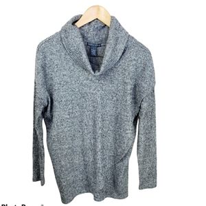 Chelsea Theodore Cowl Collar Pullover Turtleneck wide sweater